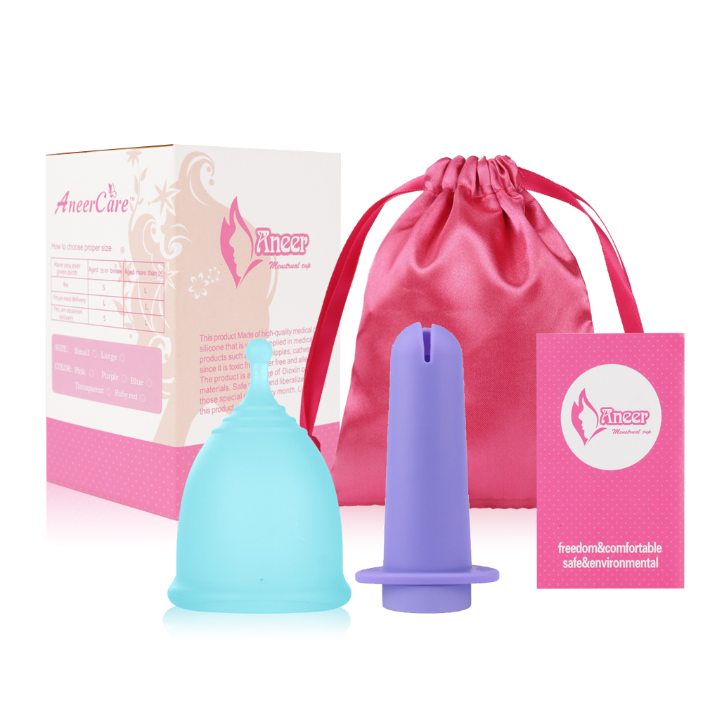 Menstrual Cup Silicone - Vrouwelijke Hygiëne Menstruatiecup Booster Eenvoudig Te