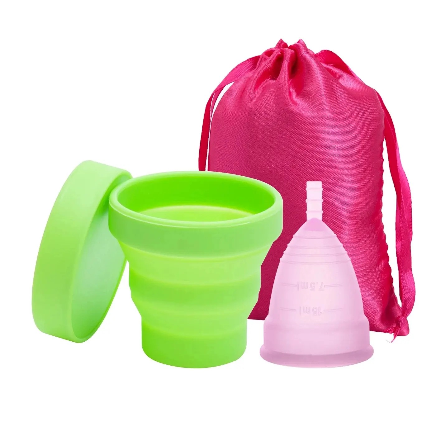 Menstrual Cup Silicone - Medische Herbruikbare Menstruatiecup Vrouwen Menstruatie Cup