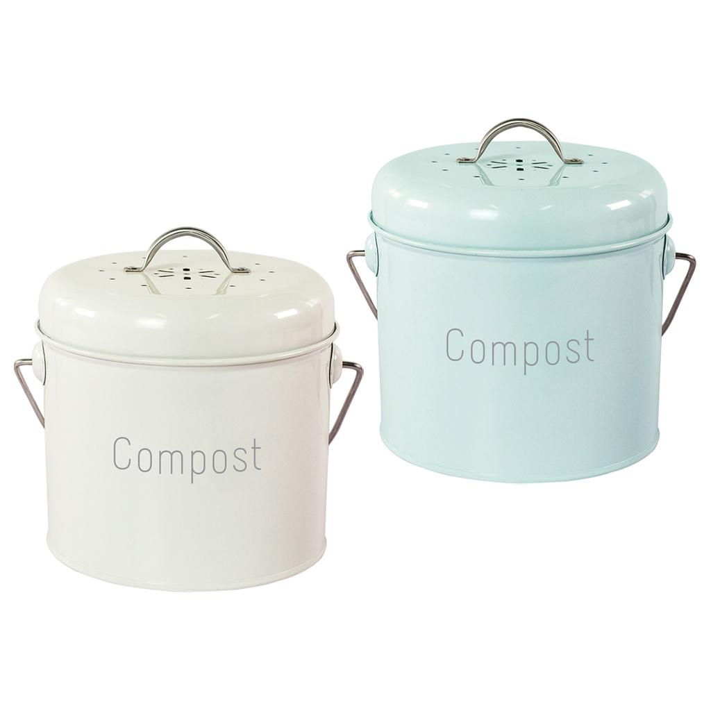Compost Bin Countertop - 3-compostbak Aanrecht Binnencompostemmer Compost Caddy Bin