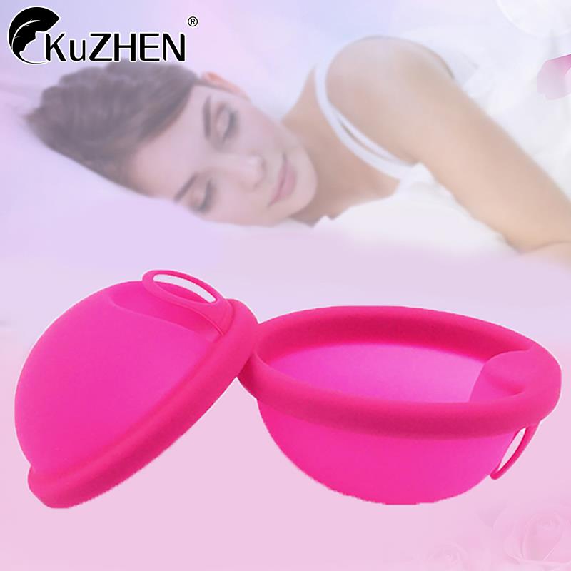 Menstrual Cup Silicone - Menstruatieschijf Flat-Fit Design Vrouwen Gezondheidszorg Vrouwelijke