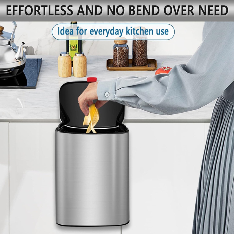 Hangende keuken roestvrijstale - Compost Bin Countertop recensie en prijs