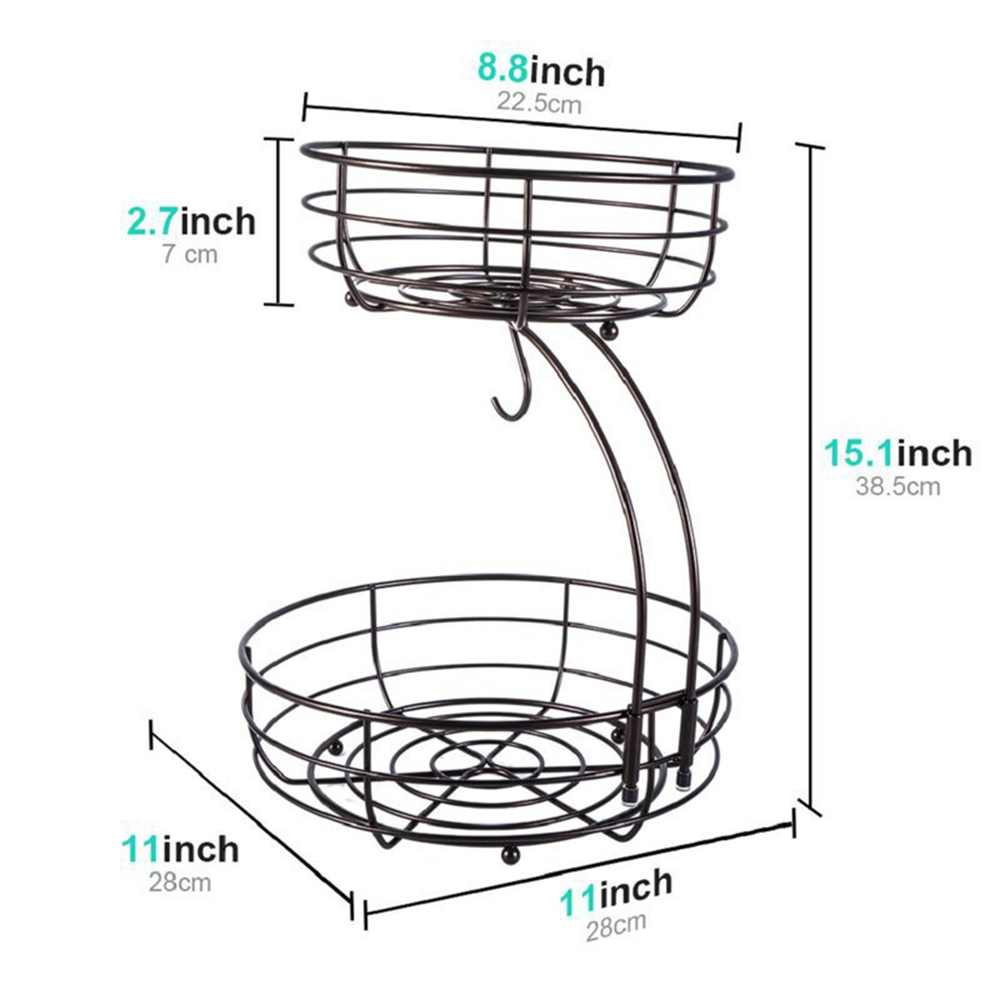 LMETJMA 2-Tier Aanrecht Fruitm - Compost Bin Countertop recensie en prijs