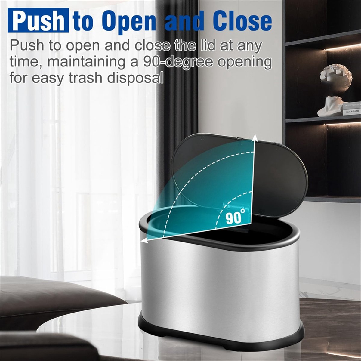 MALL Mini Afvalbak met Deksel, - Compost Bin Countertop recensie en prijs