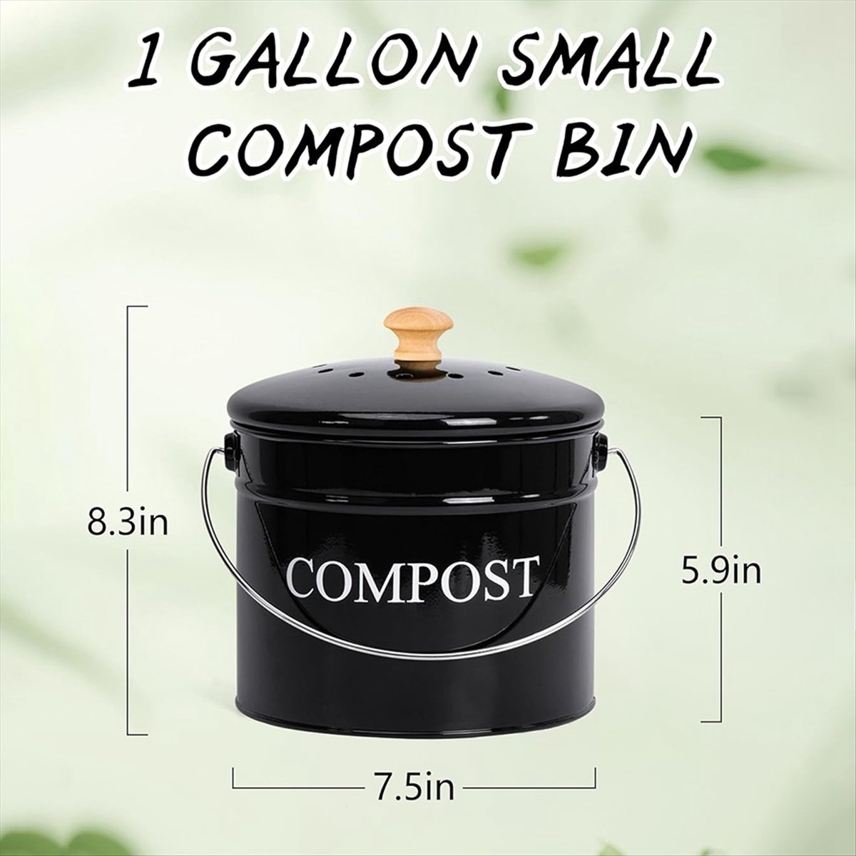 Keukencompostbak voor keukenwe - Compost Bin Countertop recensie en prijs