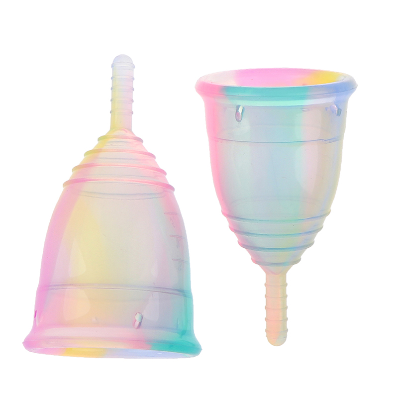1Pcs Vrouwen Kleurrijke Cup Me - Menstrual Cup Silicone recensie en prijs